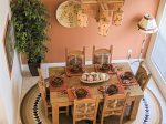 Dining Room with Custom Native American Furniture and Decor